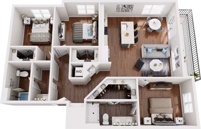 Unit 1314 1-1429 floor plan